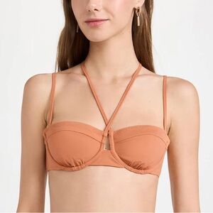 Ulla Johnson Aleena Strappy Bikini Top in Coquina ~ Sz P (XS)